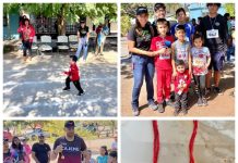 EL PEQUEÑO LIAM DE UN AÑO 10 MESES SE LLEVA LOS REFLECTORES AL PARTICIPAR EN CARRERA PEDESTRE.