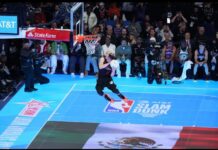 NBA HOMENAJEA A MEXICANOS DURANTE LA CLAVADA DE JAIME JÁQUEZ