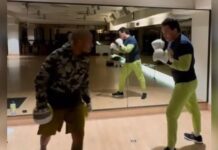 “LO MEJOR ESTÁ POR VENIR”: JULIO CÉSAR CHÁVEZ JR. LUCE ENTRENANDO EN LOS ÁNGELES