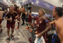 Se viraliza festejo de Venezuela tras derrotar a México 1-0