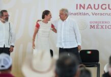 SOMOS UN EQUIPO POR EL BIENESTAR DE VERACRUZ Y DEL PUEBLO DE MÉXICO: CLAUDIA SHEINBAUM