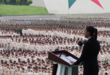 NUNCA EMITIRÉ UNA ORDEN QUE VULNERE EL ORDEN CONSTITUCIONAL Y LOS DERECHOS HUMANOS DE NUESTRO PUEBLO: CLAUDIA SHEINBAUM DA MENSAJE A LAS FUERZAS ARMADAS