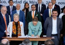 Presidenta Claudia Sheinbaum lidera histórica firma del Acuerdo Nacional por el Derecho Humano al Agua y la Sustentabilidad