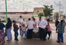 BENEFICIAN A CIUDADANÍA CON TERCERA BRIGADA SOCIAL EN LA COLONIA CAJEME