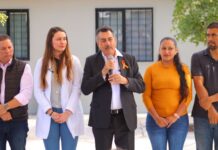 INAUGURA PRESIDENTE MUNICIPAL DE CAJEME CASA DE SALUD EN CAMPO 29