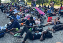 Caravana de 2 mil 500 migrantes llega a Escuintla, Chiapas