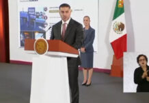 Presenta Omar Garcia Harfuch avances de la estrategia de seguridad nacional en Sonora.