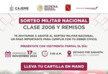 INVITAN A SORTEO MILITAR NACIONAL CLASE 2006 Y REMISOS
