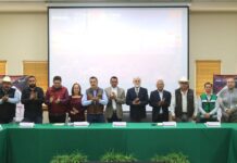 Toman protesta e instalan en Cajeme la red distrital 4 de municipios por la salud