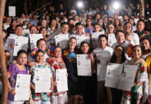 Desde Yucatán, defiende Sheinbaum derecho a la educación pública