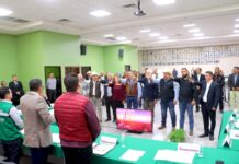 Toman protesta e instalan en Cajeme la red distrital 4 de municipios por la salud