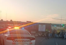 Bloquean la autopista México – Pachuca: Extransportistas del Tren Maya provocan caos vial