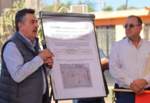 Da banderazo Javier Lamarque a obra de pavimentación e infraestructura hidrosanitaria en la calle salvatierra