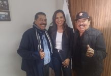 PRESIDENTE Y SECRETARIO DEL COLECTIVO DE PERIODISTAS DE CAJEME ACOMPAÑAN A LA DIPUTADA FEDERAL ANABEL ACOSTA EN LA INAUGURACIÓN DE OFICINA DE ENLACE EN CAJEME.