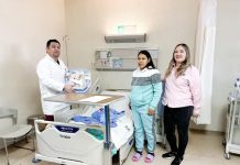 DIF Cajeme da la bienvenida al primer bebé de 2025 en IMSS Bienestar