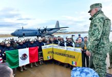 palabras del C. General Secretario De la Defensa Nacional, durante la salida de la Delegación Mexicana que brindará Ayuda Humanitaria en California.