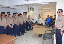 ESTUDIANTES DEL CENTRO DE ESTUDIOS DE EDUCACIÓN MILITARIZADA VISITAN LA ACADEMIA DE POLICÍA MUNICIPAL DE CAJEME