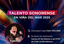 Gobernador Alfonso Durazo invita a apoyar al talento sonorense en el Festival de Viña del Mar 2025