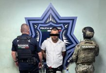 DETIENE SSPM Y MARINA A DOS POR ROBO A COMERCIO EN CAJEME