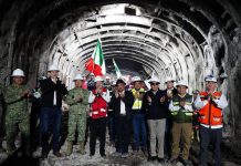 Encabeza Gobernador Durazo avance histórico con primera conexión del túnel ferroviario en Nogales