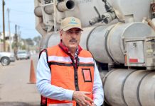 SUPERVISA JAVIER LAMARQUE ACCIONES DE PLAN EMERGENTE DE ATENCIÓN EN DRENAJE SANITARIO AL NORPONIENTE DE CAJEME