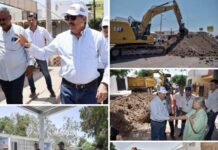 *EL PRESIDENTE DE CAJEME JAVIER LAMARQUE SUPERVISA OBRAS DE OOMAPASC*