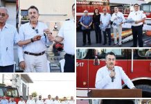 *ENTREGA JAVIER LAMARQUE UNIDADES, HERRAMIENTAS Y UNIFORMES PARA EL HONORABLE CUERPO DE BOMBEROS DE CAJEME*