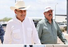 *ACOMPAÑA PRESIDENTE JAVIER LAMARQUE A GOBERNADOR ALFONSO DURAZO EN INAUGURACIÓN DEL BATALLÓN DE GUARDIA NACIONAL EN CAJEME*