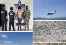 Llega aeronave clandestina a Cajeme; Marina la intercepta y detiene a un hombre